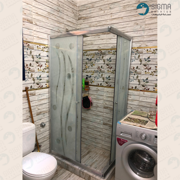 كبينة شاور زجاج سيكوريت