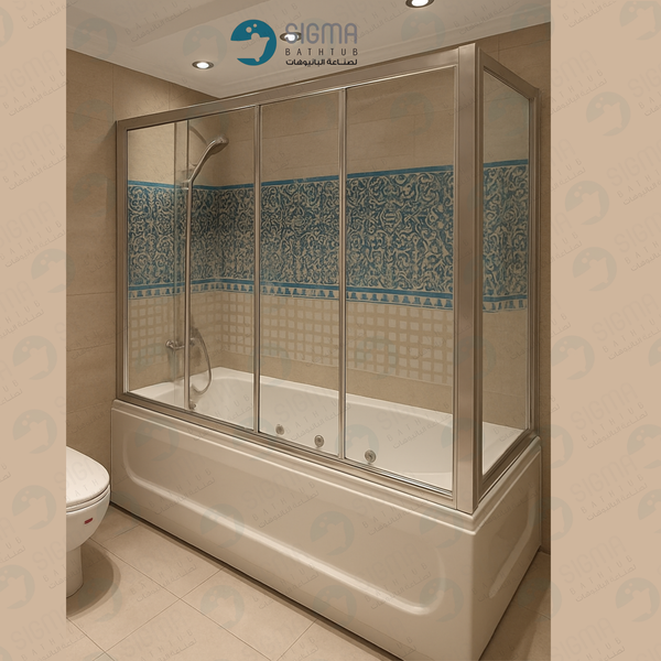 كبينة شاور زجاج سيكوريت