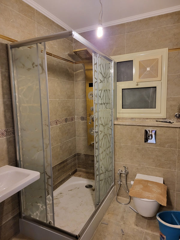 كبينة شاور زجاج سيكوريت